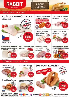 RABBIT řeznictví leták
