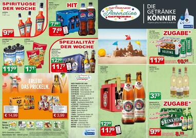 Getränkeparadies Gefromm Prospekt woche 35 Seite 1
