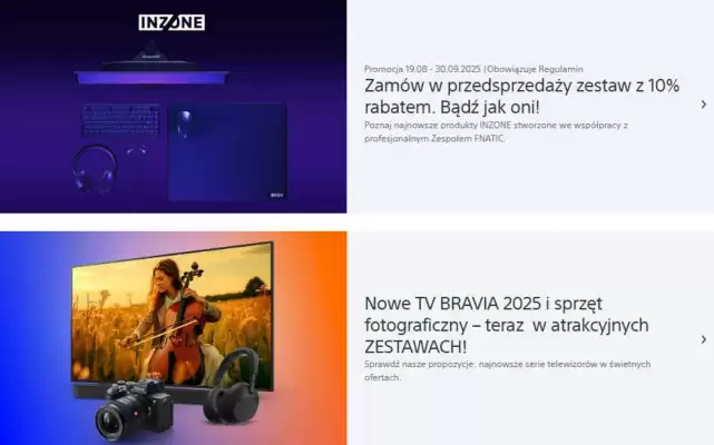 Sony Centre gazetka (ważność do 8-09)