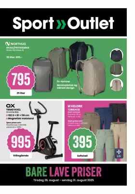 Sport Outlet kundeavis (gyldig til 31-08)