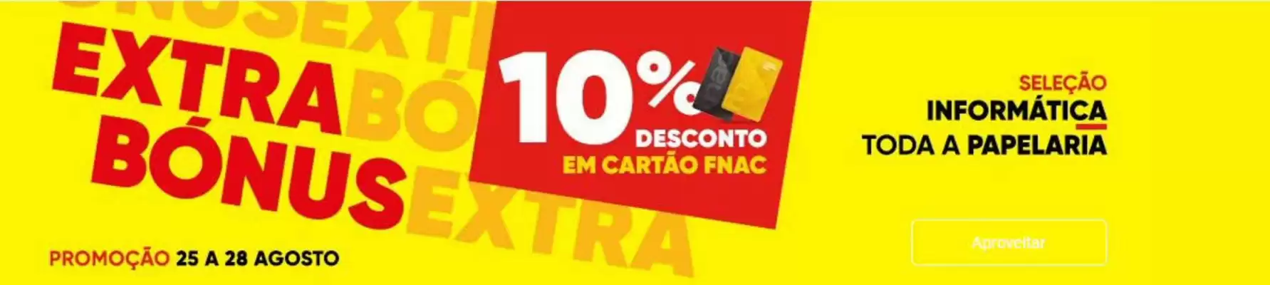 Folheto Fnac (válido até 28-08)