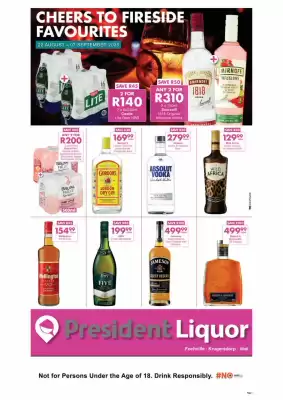 President Liquor catalogue (valid until 7-09)