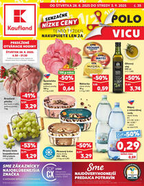 Kaufland SK akciós újság hét 35 Oldal 1
