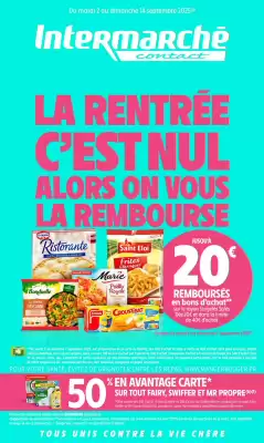 Catalogue Intermarché Contact (valable jusqu'au 14-09)