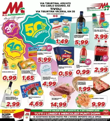 Volantino MA Supermercati (valido fino al 4-09)