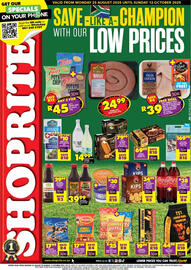 Shoprite catalogue Page 1