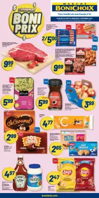 Marché Bonichoix flyer (valid until 3-09)
