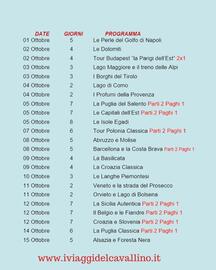 Volantino I Viaggi del Cavallino Pagina 2