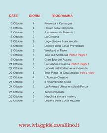 Volantino I Viaggi del Cavallino Pagina 3