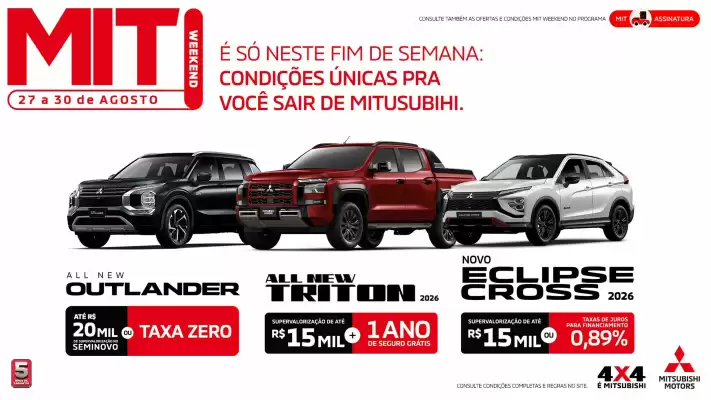 Catálogo Mitsubishi (válido até 30-08)