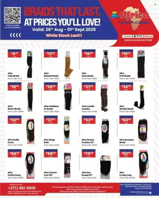 Africa Cash and Carry catalogue (valid until 1-09)