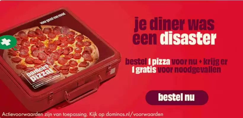 Domino´s pizza folder (geldig t/m 7-09)