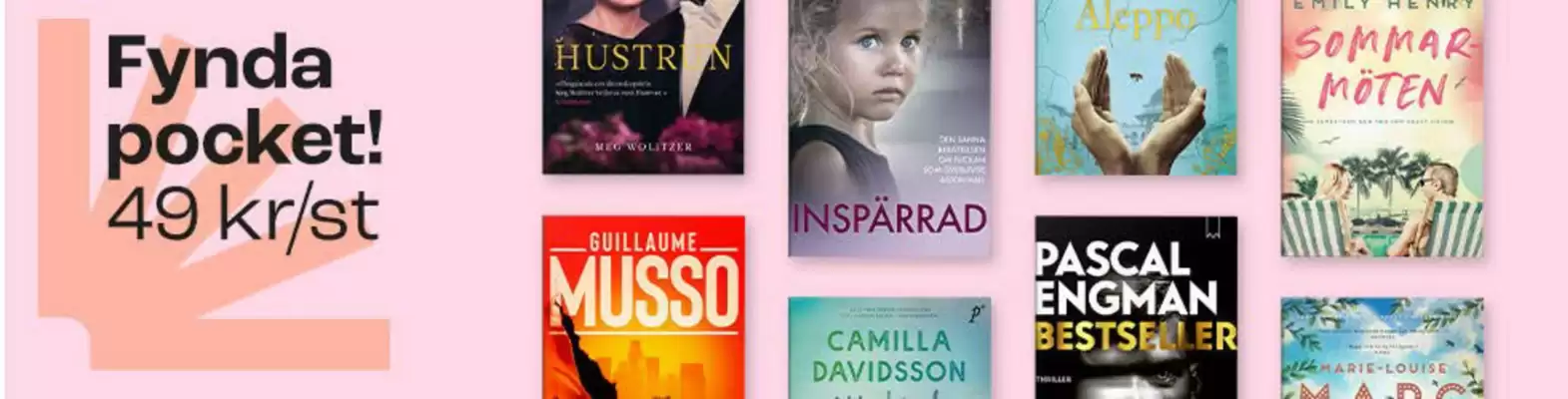 Bokus reklamblad (giltig till och med 10-09)