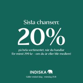 Indiska reklamblad Sida 1