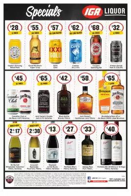IGA Liquor catalogue (valid until 2-09)
