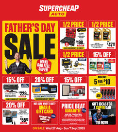 SuperCheap Auto catalogue Page 1