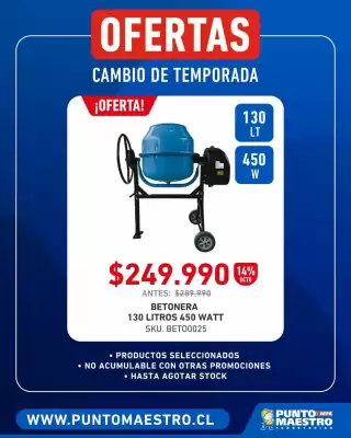 Catálogo Punto Maestro (válido hasta 10-09)