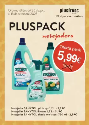 Folleto Plusfresc (válido hasta el 15-09)