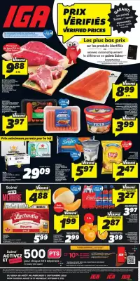 IGA flyer (valid until 4-09)