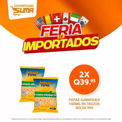 Folleto Suma Supermercados (válido hasta el 31-08)