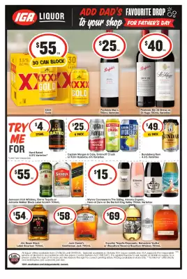 IGA Liquor catalogue (valid until 2-09)