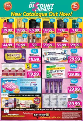 Your Discount Chemist catalogue (valid until 9-09)