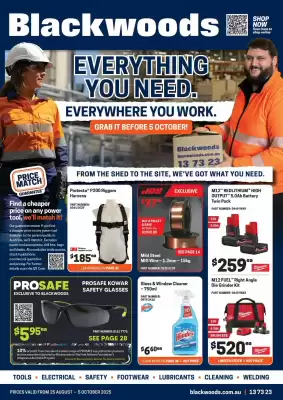 Blackwoods catalogue (valid until 5-10)