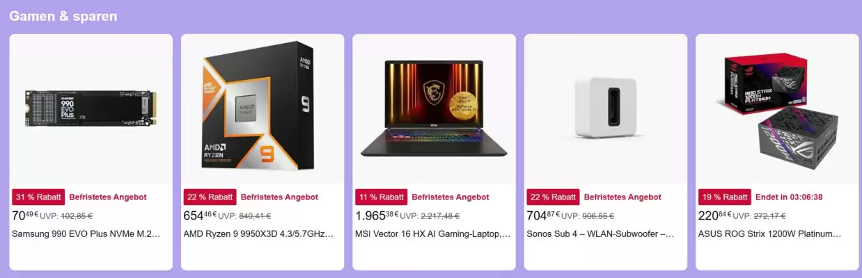 Amazon Flugblatt (gültig bis 8-09)