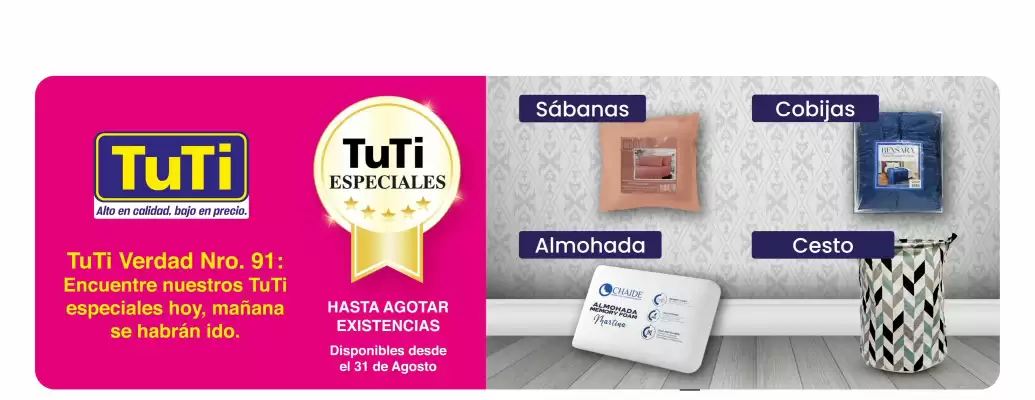 Catálogo TuTi (válido hasta 31-08)