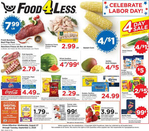 Food 4 Less Weekly Ad week 35 Page 1