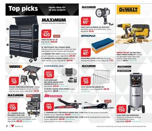 Canadian Tire flyer Page 2
