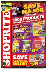 Shoprite catalogue Page 1