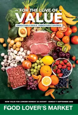 Food Lover's Market catalogue (valid until 7-09)
