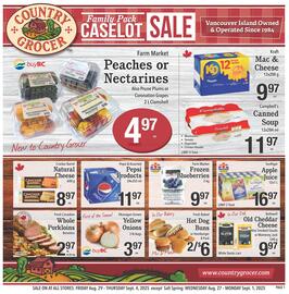 Country Grocer flyer week 35 Page 1