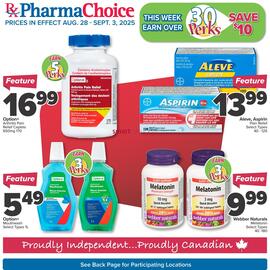 PharmaChoice flyer week 35 Page 1