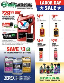 O'Reilly Auto Parts Weekly Ad Page 1