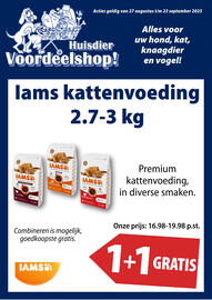 Huisdier Voordeelshop folder Pagina 1