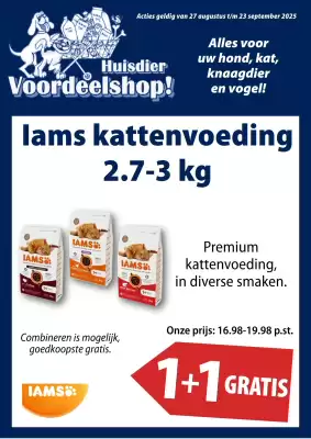 Huisdier Voordeelshop folder (geldig t/m 13-09)