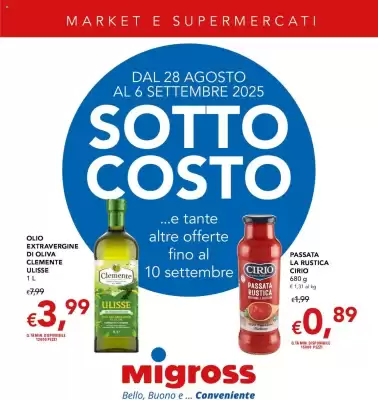 Volantino Migross Supermercati e Market (valido fino al 6-09)