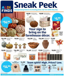 Aldi Weekly Ad week 36 Page 1