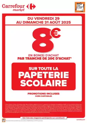 Catalogue Carrefour Market (valable jusqu'au 31-08)