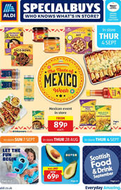 Aldi leaflet Page 1