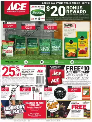 Ace Hardware Weekly Ad (valid until 30-09)