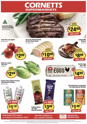 CORNETTS catalogue (valid until 2-09)