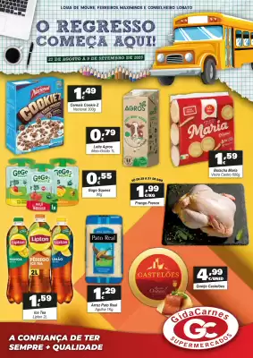 Folheto GidaCarnes Supermercados (válido até 9-09)