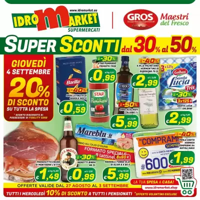 Volantino Idromarket (valido fino al 3-09)