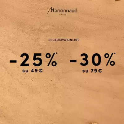 Volantino Marionnaud (valido fino al 31-08)
