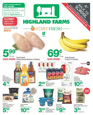 Highland Farms flyer (valid until 4-09)