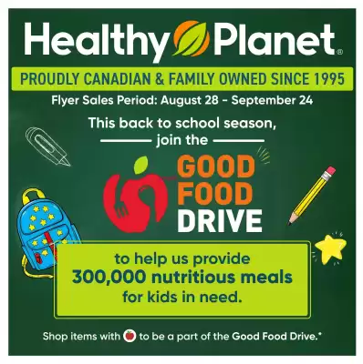 Healthy Planet flyer