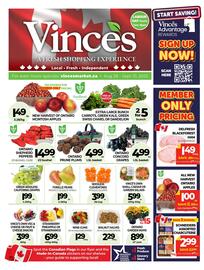 Vince's Market flyer week 35 Page 1